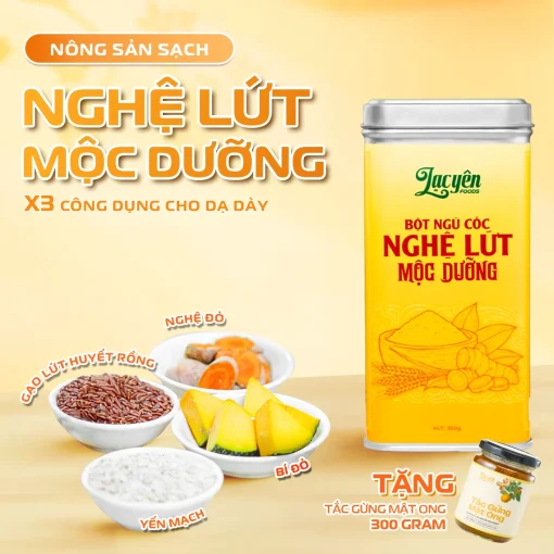 Ngũ Cốc Dinh Dưỡng Nghệ Lứt Mộc Dưỡng