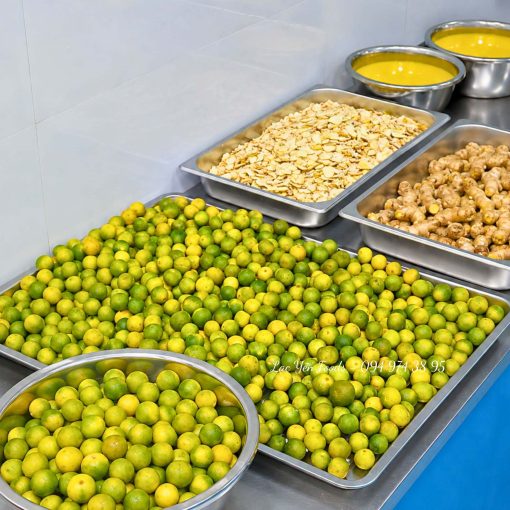 Tắc Gừng Mật Ong Lạc Yên Foods, Thơm Ngon Bổ Dưỡng, Có Nhiều Miếng Tắc và Gừng Để Ngậm Thơm Ngon