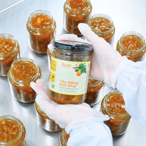 Tắc Gừng Mật Ong Lạc Yên Foods, Thơm Ngon Bổ Dưỡng, Có Nhiều Miếng Tắc và Gừng Để Ngậm Thơm Ngon