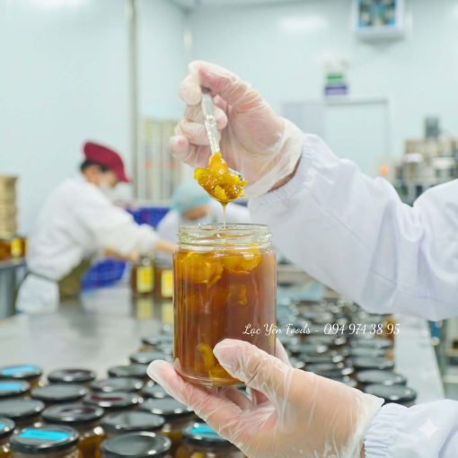 Tắc Gừng Mật Ong Lạc Yên Foods, Thơm Ngon Bổ Dưỡng, Có Nhiều Miếng Tắc và Gừng Để Ngậm Thơm Ngon