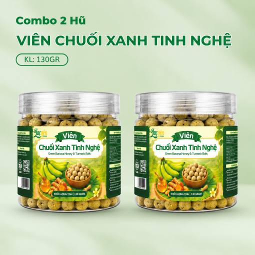 Viên chuối xanh tinh nghệ
